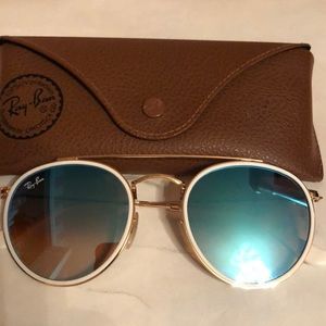 Ray ban round double bridge